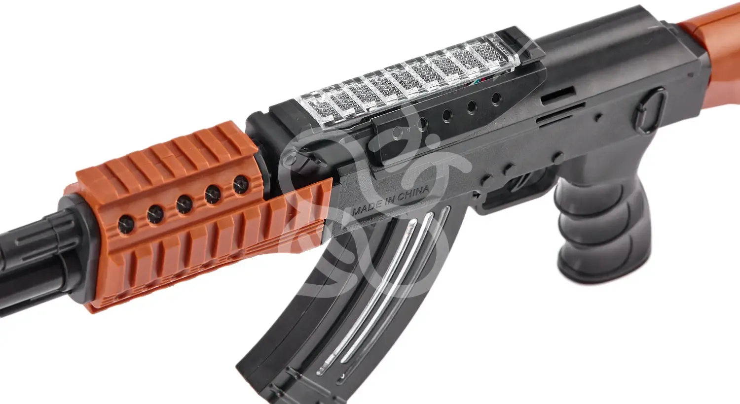 Автомат світло-звуковий ZIPP Toys AK47. Колір - чорний