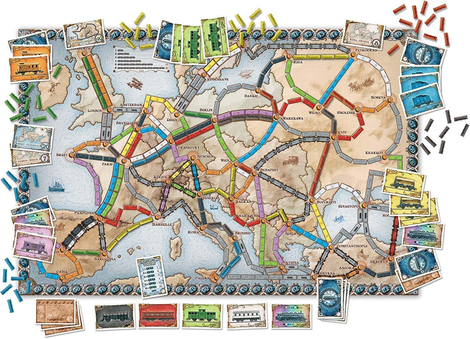 Настільна гра Ticket to Ride: Європа (UA) / Ticket to Ride: Europe (UA)
