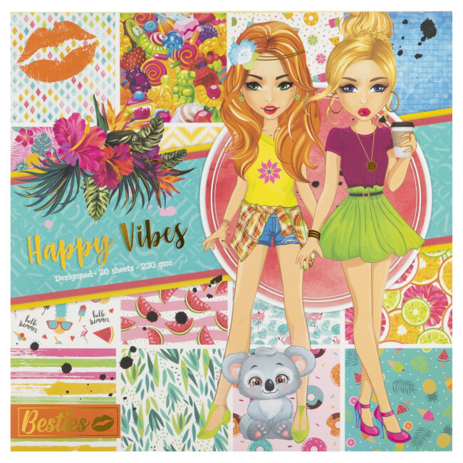 Блокнот для дизайну Besties Happy Vibes (961034)