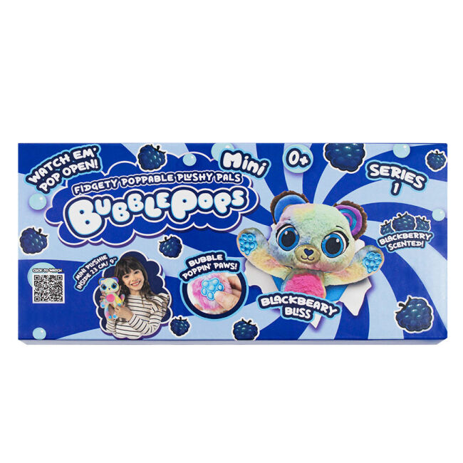 М’яка іграшка Bubble Pops Чорничне ведмежа 20 см (2402005/8)