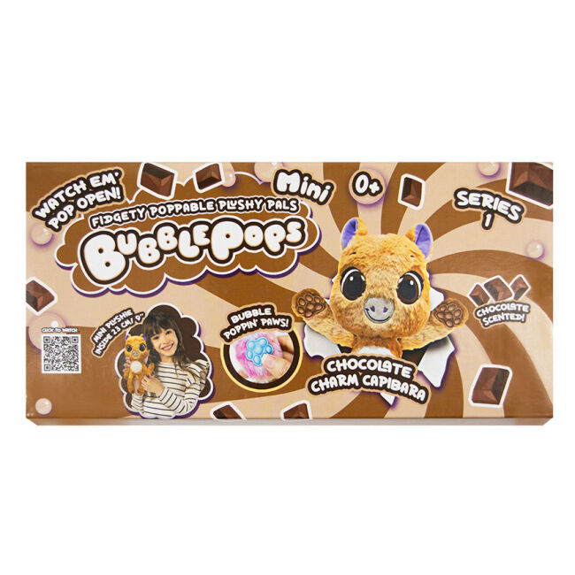 М’яка іграшка Bubble Pops Шоколадна капібара 20 см (2402005/11)