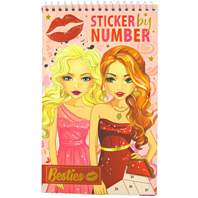 Стікербук Besties Fashion за номерами (961036)