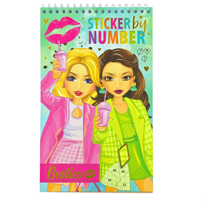 Стікербук Besties Summer за номерами (961037)