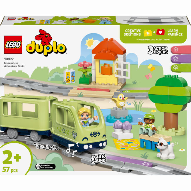Конструктор LEGO DUPLO Town Інтерактивний пригодницький потяг (10427)
