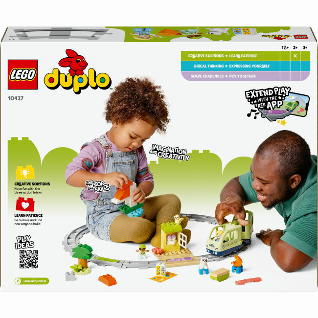 Конструктор LEGO DUPLO Town Інтерактивний пригодницький потяг (10427)