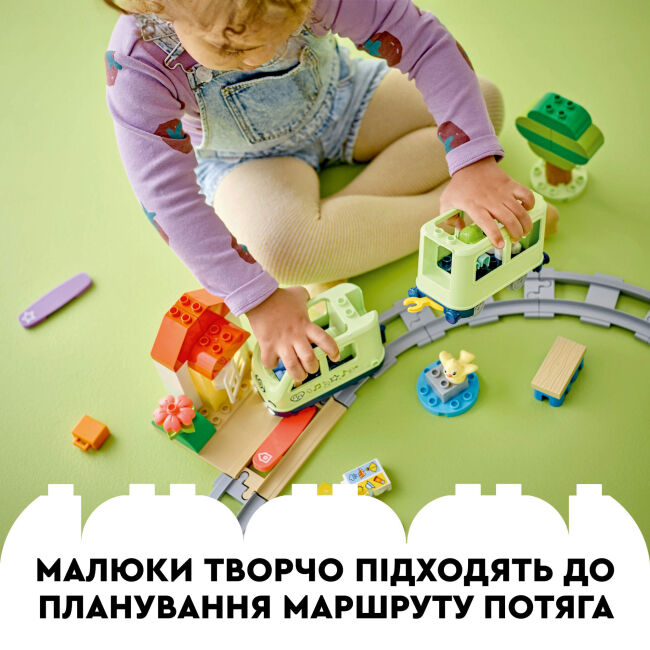 Конструктор LEGO DUPLO Town Інтерактивний пригодницький потяг (10427)