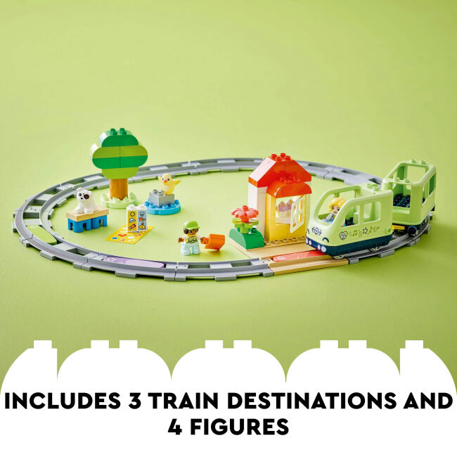 Конструктор LEGO DUPLO Town Інтерактивний пригодницький потяг (10427)