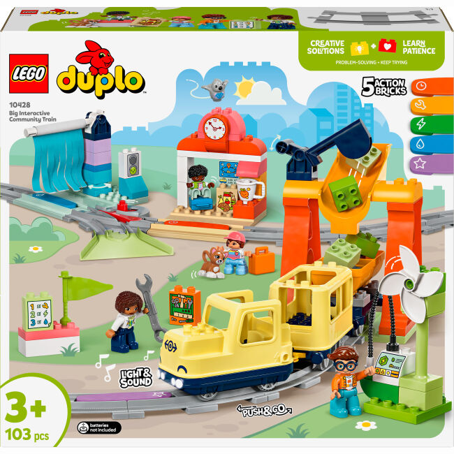 Конструктор LEGO DUPLO Town Великий інтерактивний громадський потяг (10428)