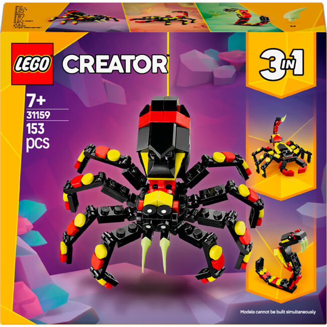 Конструктор LEGO Creator Дика тварина: Дивовижний павук (31159)
