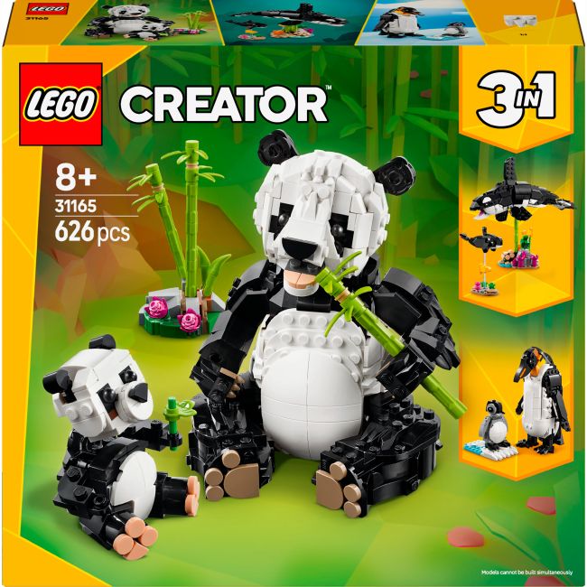 Конструктор LEGO Creator Дикі тварини: пандові (31165)
