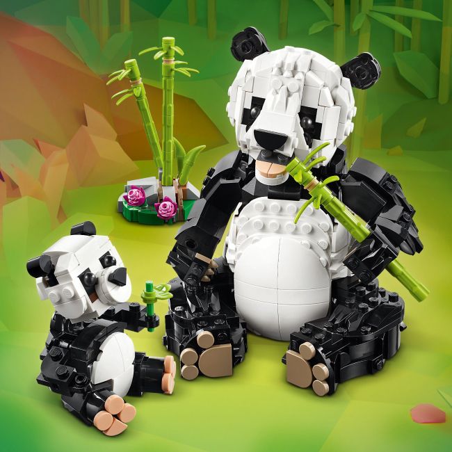 Конструктор LEGO Creator Дикі тварини: пандові (31165)