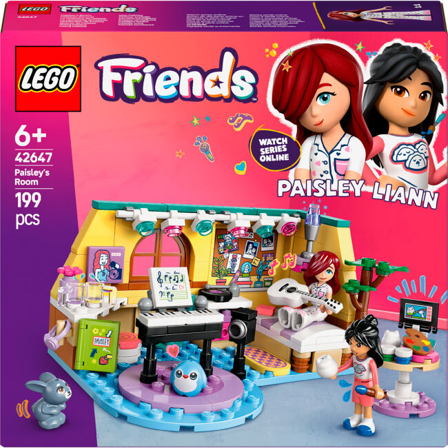 Конструктор LEGO Friends Кімната Пейслі (42647)