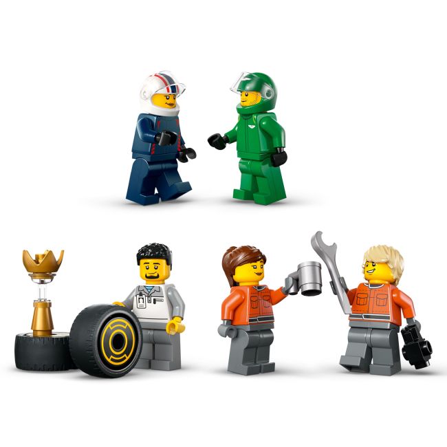 Конструктор LEGO City Вантажівка F1 з автомобілями RB20 та AMR24 (60445)