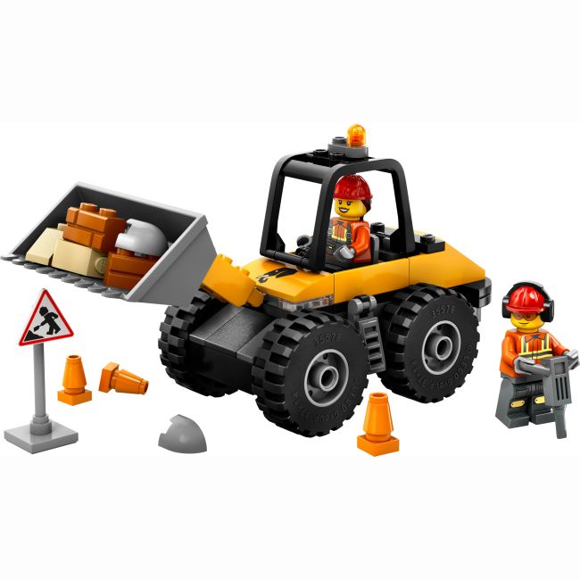 Конструктор LEGO City Жовтий будівельний автонавантажувач (60450)