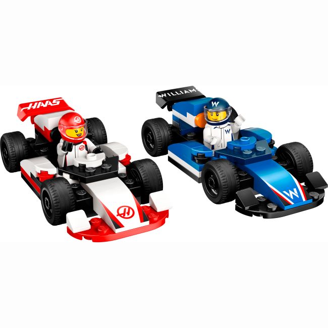 Конструктор LEGO City Автомобілі для перегонів F1 команд Williams Racing та Haas F1 (60464)