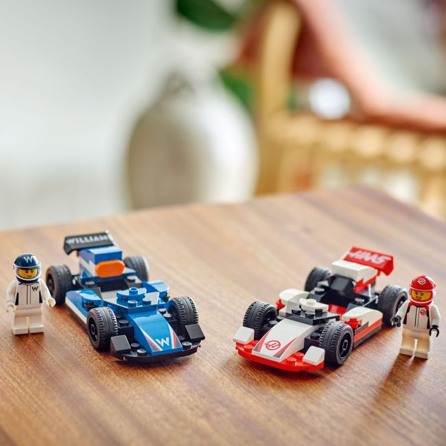 Конструктор LEGO City Автомобілі для перегонів F1 команд Williams Racing та Haas F1 (60464)