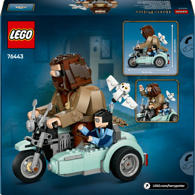 Конструктор LEGO Harry Potter Поїздка Геґріда й Гаррі на мотоциклі (76443)