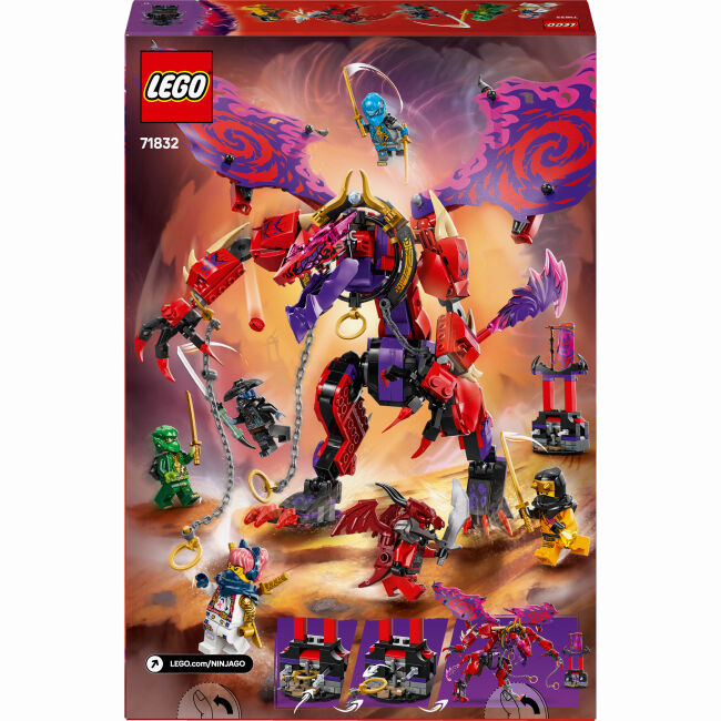 Конструктор LEGO NINJAGO Громовержець Дракон Хаосу (71832)