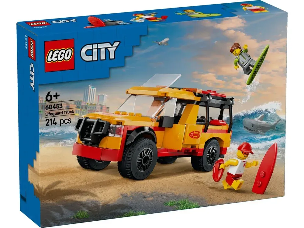 Конструктор LEGO City Пляжна рятувальна вантажівка (60453)
