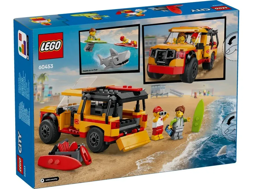 Конструктор LEGO City Пляжна рятувальна вантажівка (60453)