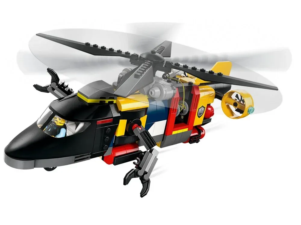 Конструктор LEGO City Ремікс вертольотів, пожежних машин і підводних човнів (60462)