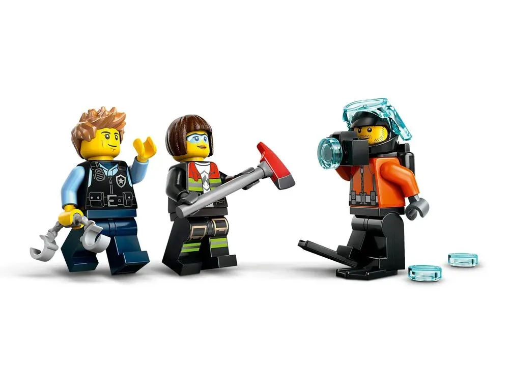 Конструктор LEGO City Ремікс вертольотів, пожежних машин і підводних човнів (60462)
