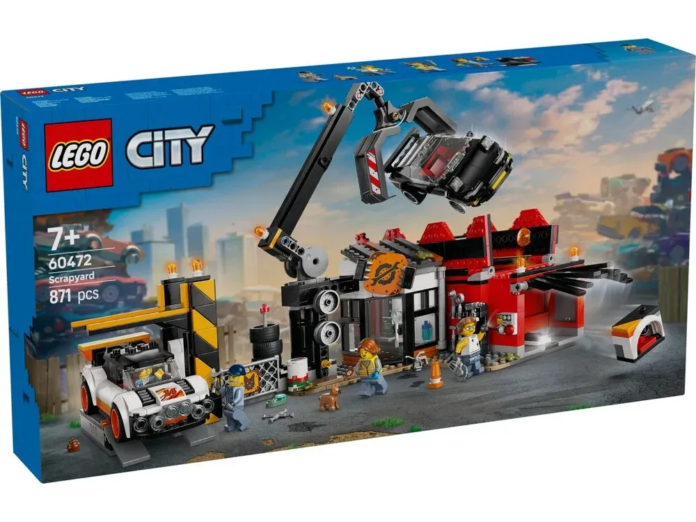 Конструктор LEGO City Звалище з автомобілями (60472)