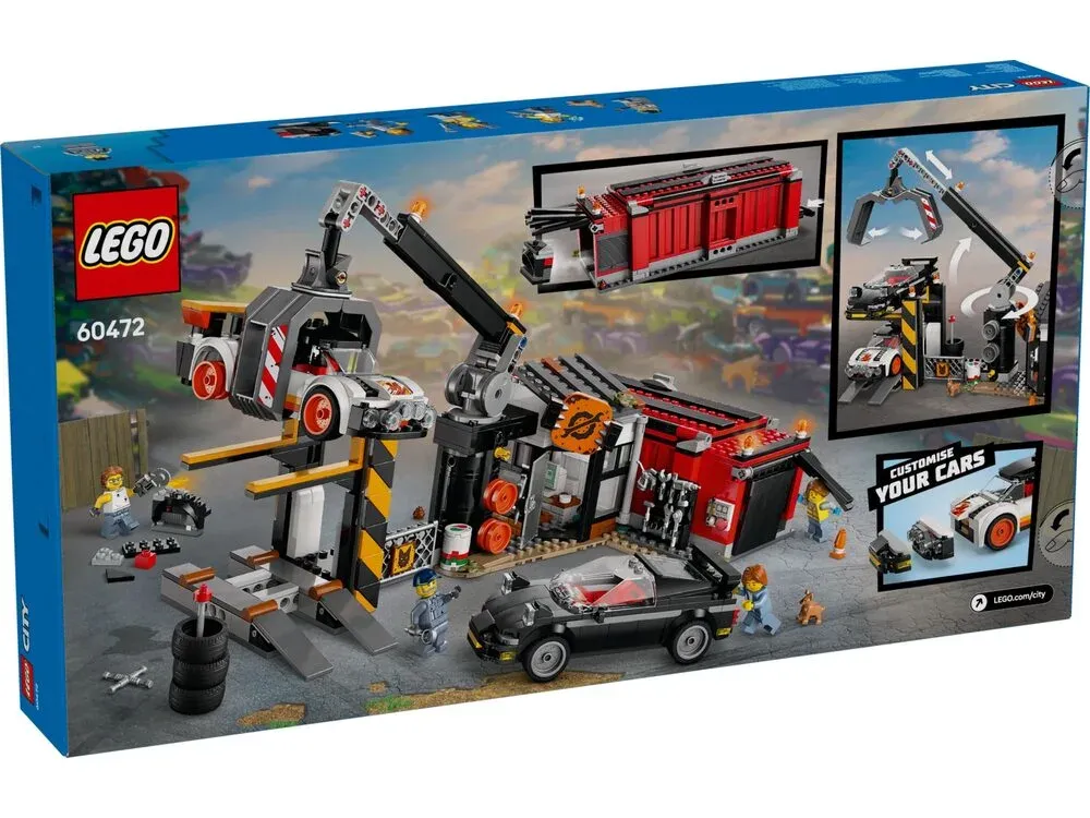 Конструктор LEGO City Звалище з автомобілями (60472)