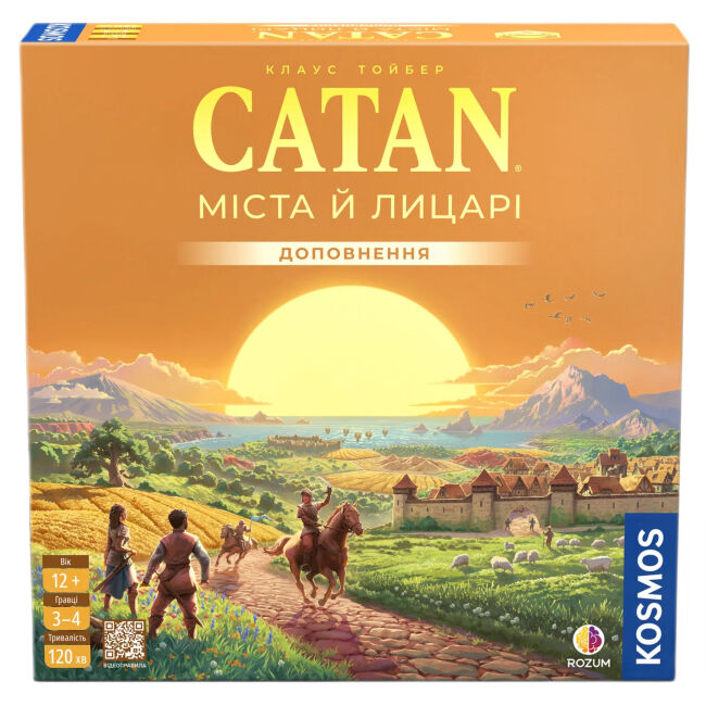 Настільна гра Rozum Catan Міста і лицарі (R104UA)