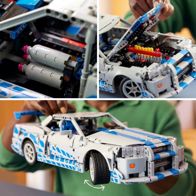 Конструктор LEGO Technic Подвійний форсаж Автомобіль Nissan Skyline GT-R (R34) (42210)
