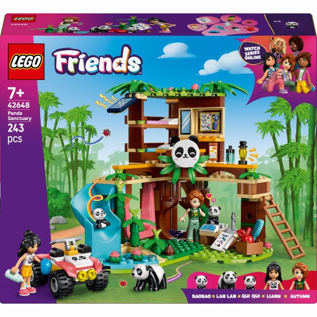 Конструктор LEGO Friends Догляд за тваринами в заповіднику панд (42648)