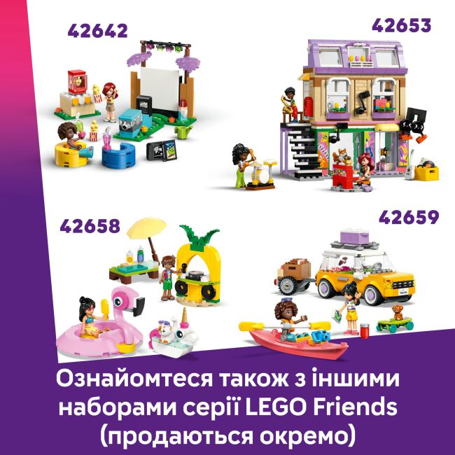 Конструктор LEGO Friends Догляд за тваринами в заповіднику панд (42648)
