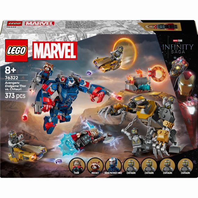 Конструктор LEGO Marvel Месники: Завершення Тор проти Чітаурі (76322)