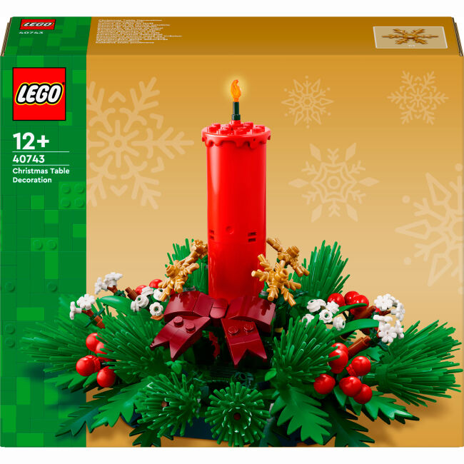 Конструктор LEGO Iconic Декор для різдвяного столу (40743)