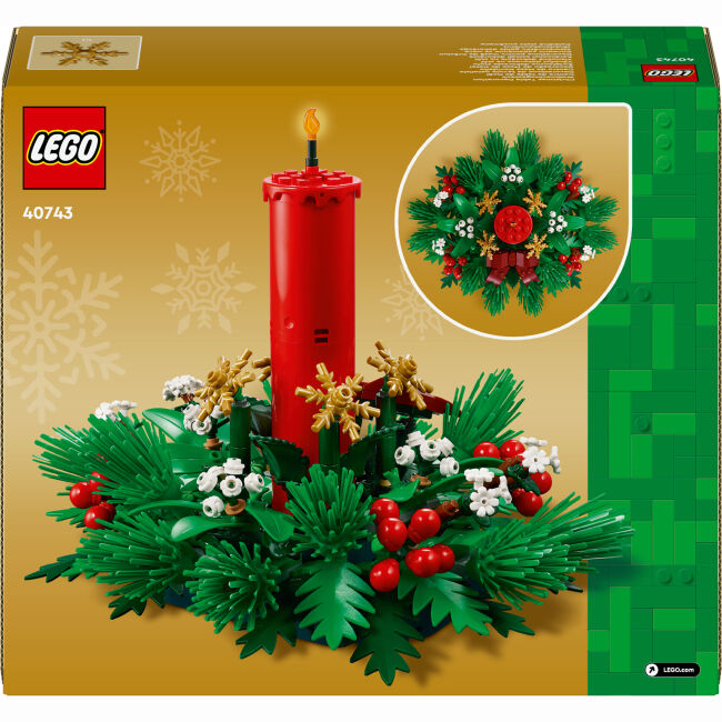 Конструктор LEGO Iconic Декор для різдвяного столу (40743)