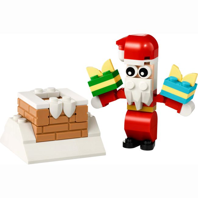Конструктор LEGO Creator Різдвяні забави з димарем із Сантою (30692)