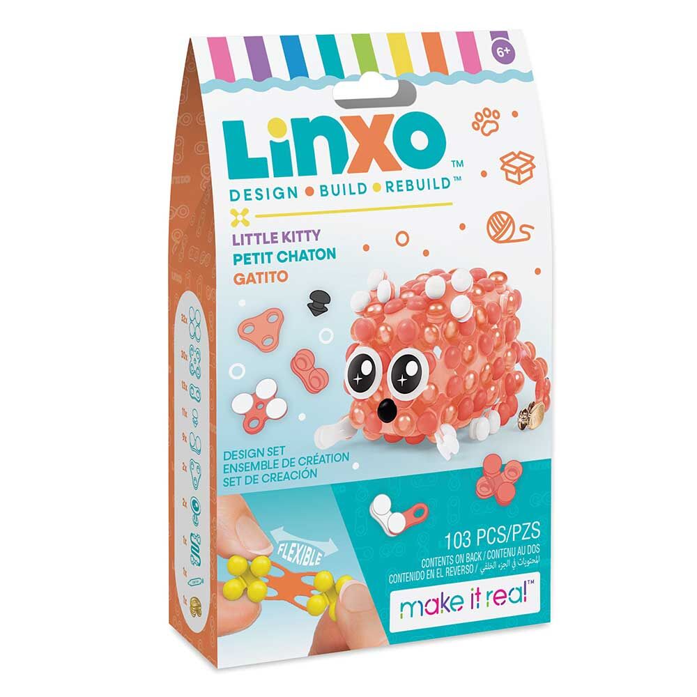 Make it Real.Linxo: Набір для створення брелоків-трансформерів 'Звірята'  в асортименті