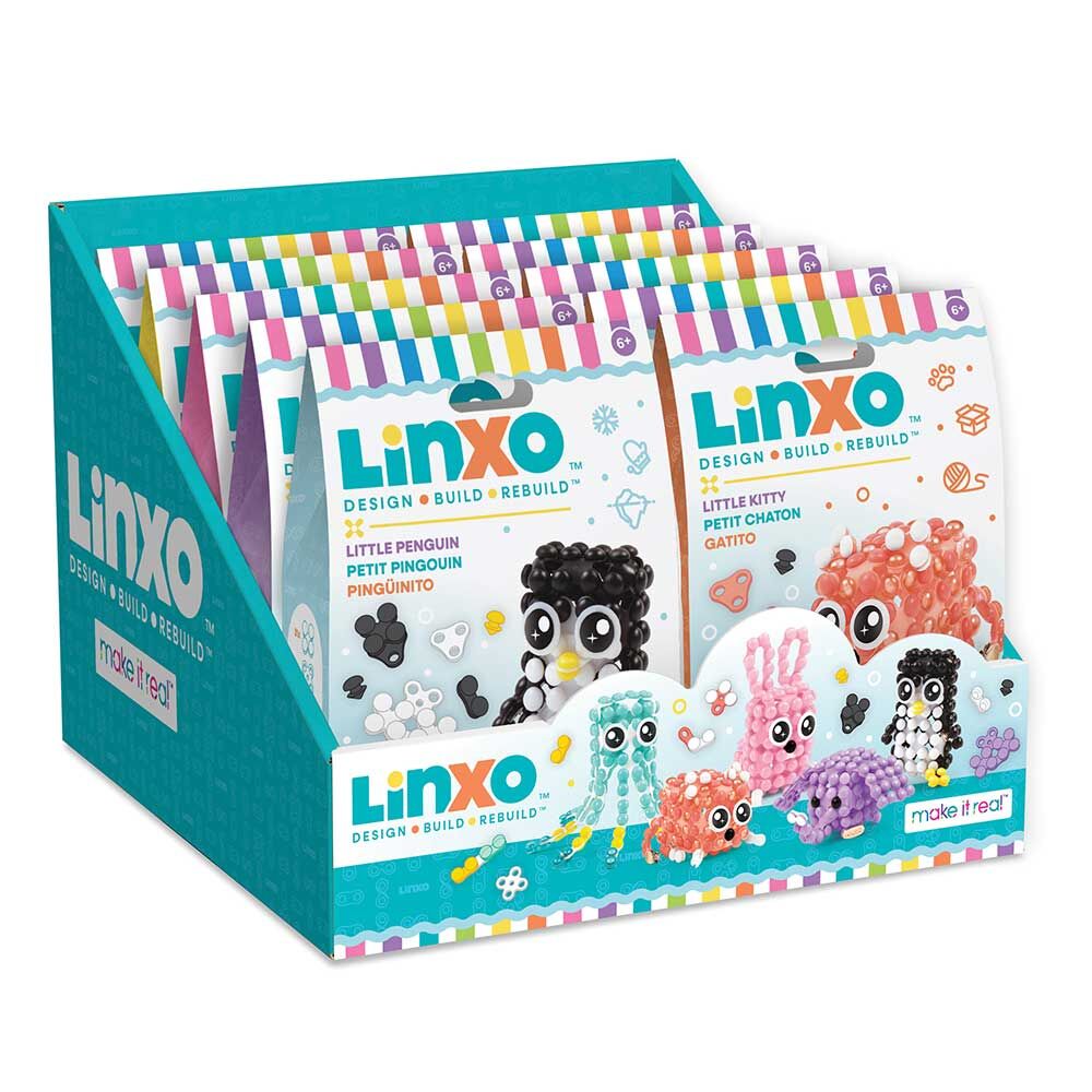 Make it Real.Linxo: Набір для створення брелоків-трансформерів 'Звірята'  в асортименті
