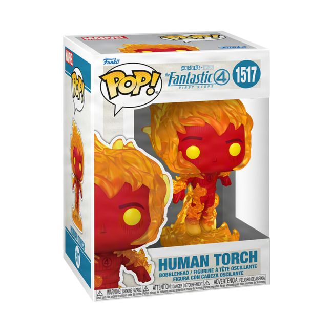 Ігрова фігурка Funko Pop Фантастична 4: Перші кроки Людина-факел (83586)