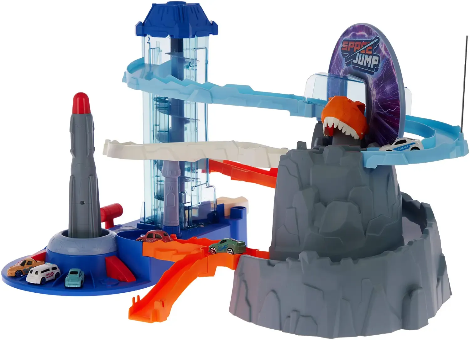 Ігровий набір ZIPP Toys Dino автотрек-ракета електричний