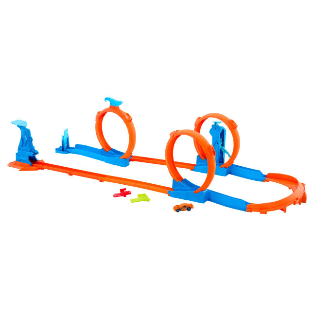 Трек Hot Wheels Track creator Потрійна петля (JDW39)