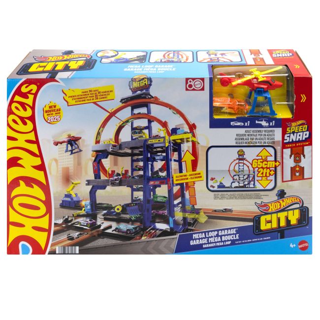 Ігровий набір Hot Wheels City Гараж з мега петлею (JBM74)