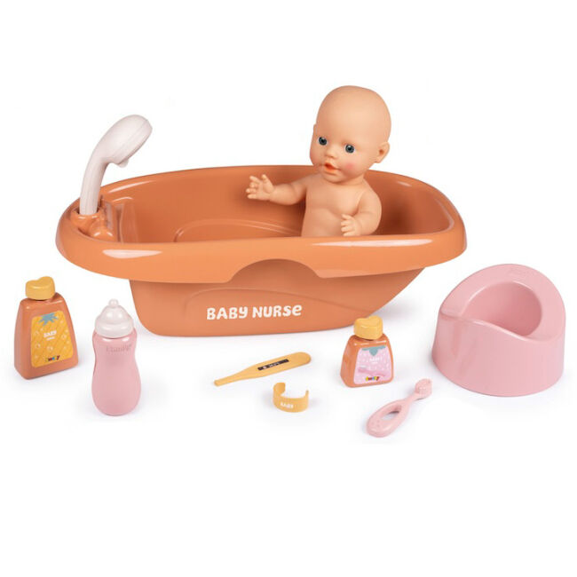 Ванна для пупса Smoby Бебі Ньорс Терракотова пудра (7600220383)