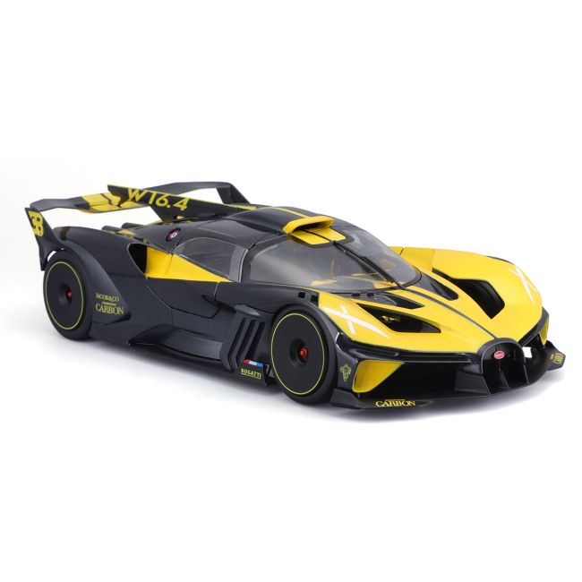 Автомодель - BUGATTI BOLIDE (чорно-жовтий, 1:18)
