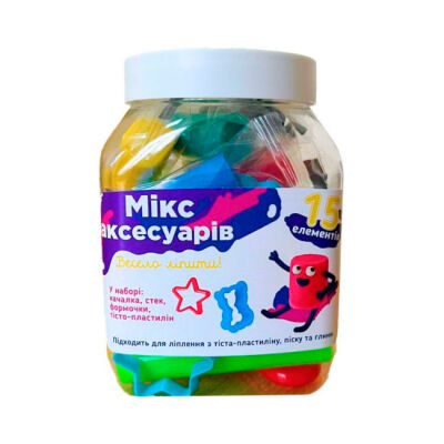 Набір для ліплення DGT-Аrt Мікс аксесуарів (FOR11)