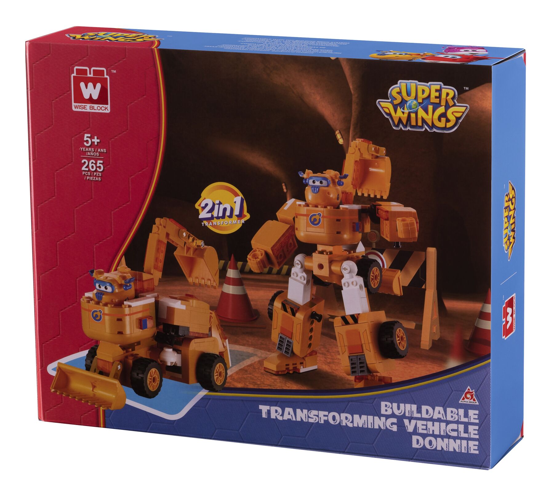 Конструктор-трансформер Small Blocks 2-in-1 Buildable Transforming Vehicle Donnie, Донні