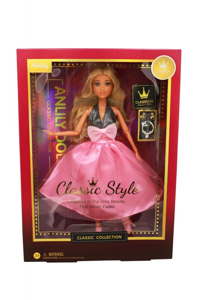 Лялька Shantou Yisheng Classic Anlily Pink dress (616525)