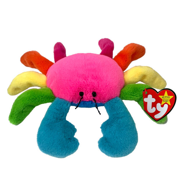 М'яка іграшка TY Beanie Babies Райдужний краб Scuttle 15 см (41347)