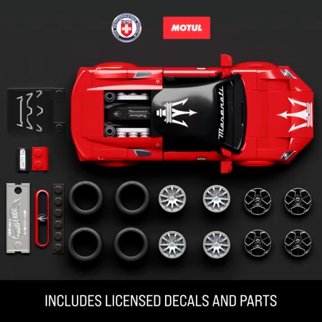 Конструктор Hot Wheels Brick Shop Speed Maserati MC20 250 деталей (JFR90)