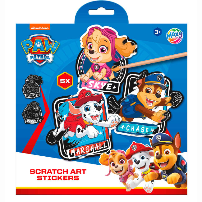 Набір для творчості Moxy Paw Patrol Скретч-наліпки (723450)